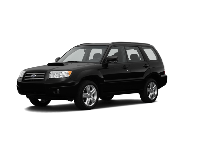 2008 Subaru Forester 2.5 XT Limited, front three-quarter view, paint 1 of 7