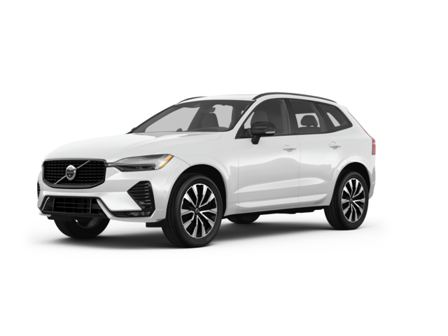 2024 Volvo XC60 B5 Core, front three-quarter view, paint 1 of 8