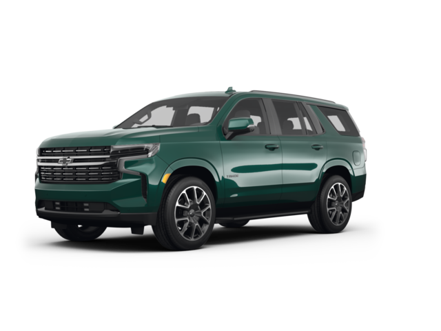 2024 Chevrolet Tahoe RST, front three-quarter view, paint 1 of 8