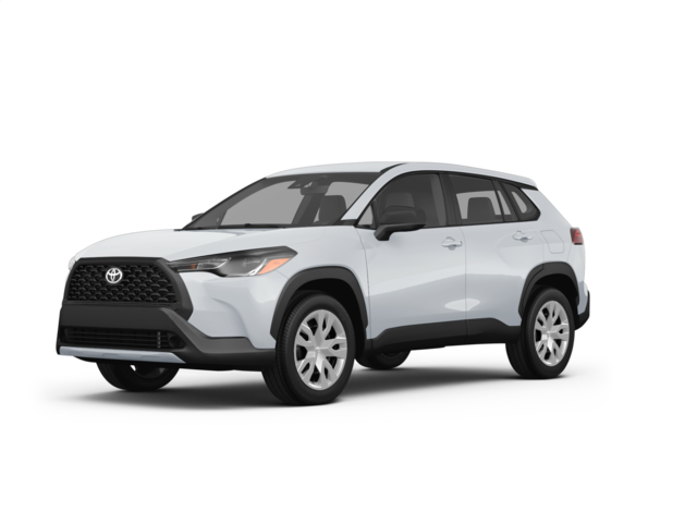 2023 Toyota Corolla Cross L, front three-quarter view, paint 1 of 4