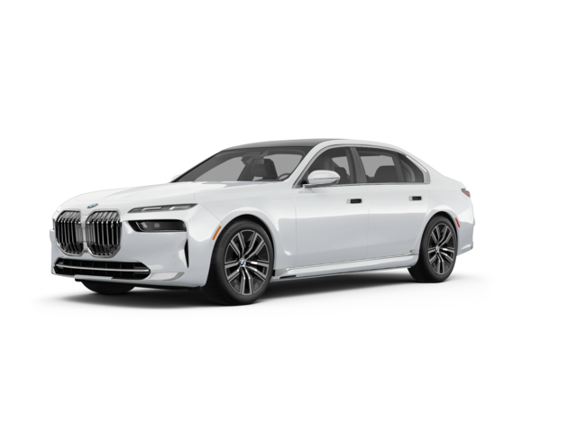 2025 BMW i7 eDrive50, front three-quarter view, paint 1 of 8