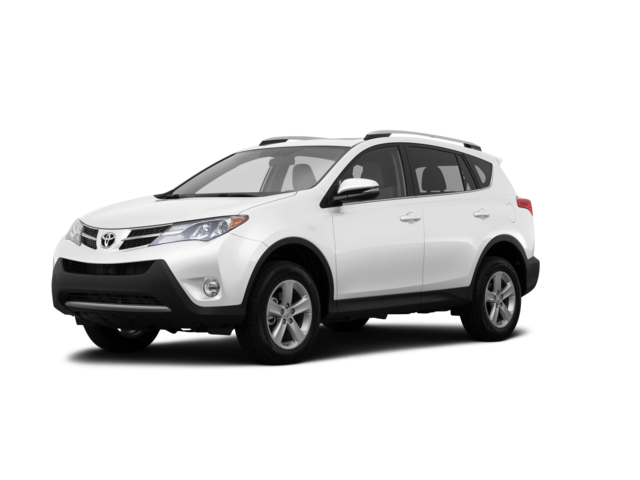 2014 Toyota RAV4 XLE, front three-quarter view, paint 1 of 8