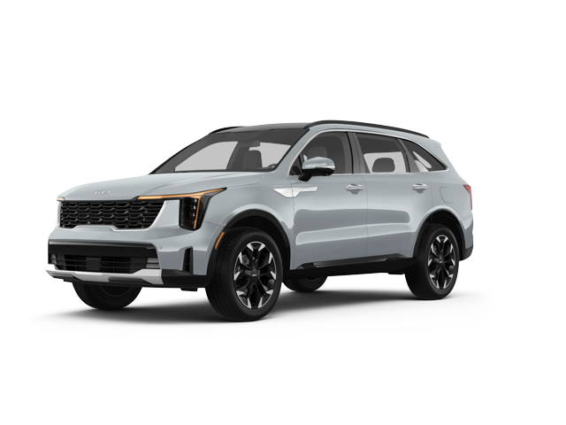 2024 Kia Sorento EX, front three-quarter view, paint 1 of 8