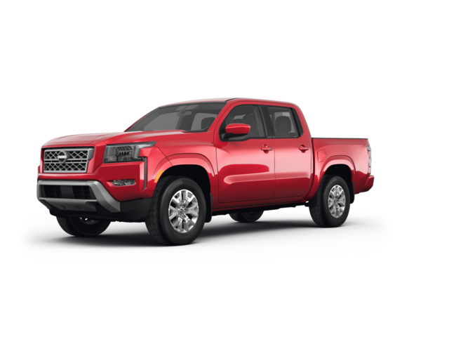 2022 Nissan Frontier PRO-4X, front three-quarter view, paint 1 of 8