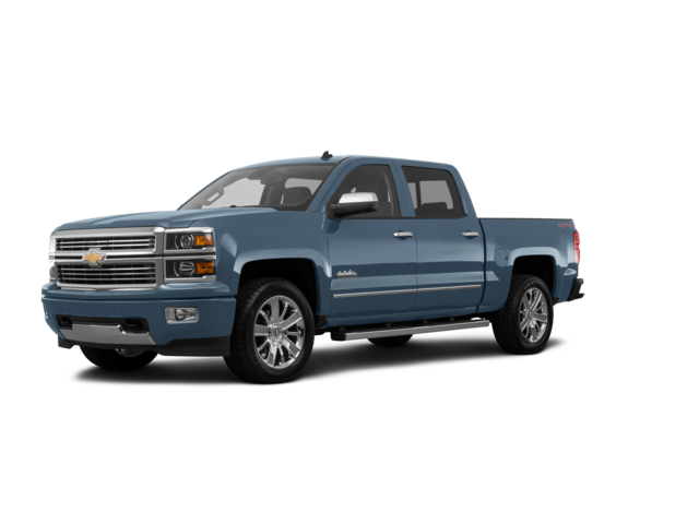 2014 Chevrolet Silverado 1500 High Country, front three-quarter view, paint 1 of 8