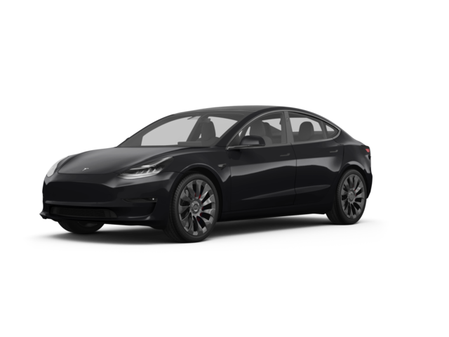 2023 Tesla Model 3 Base, front three-quarter view, paint 1 of 5