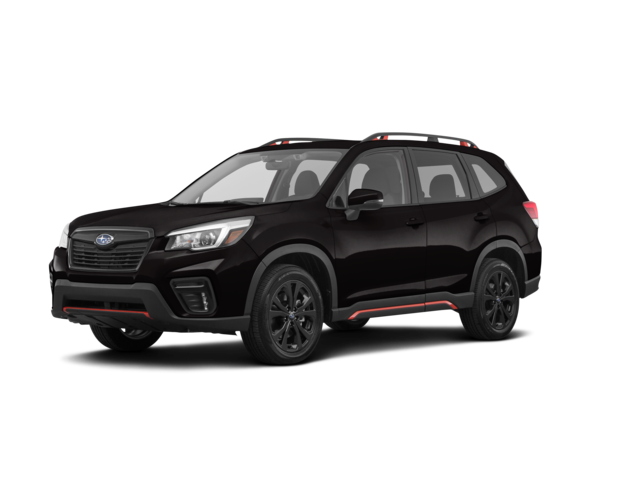 2020 Subaru Forester Sport, front three-quarter view, paint 1 of 8