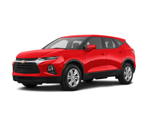 2022 Chevrolet Blazer 2LT, front three-quarter view, paint 1 of 6