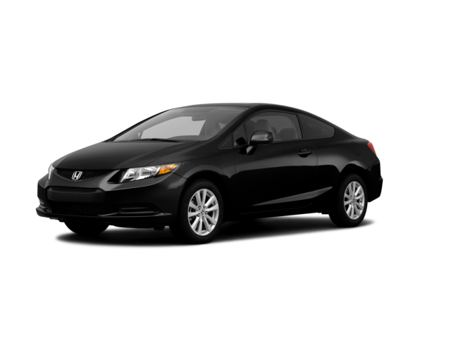 2012 Honda Civic EX, front three-quarter view, paint 1 of 8