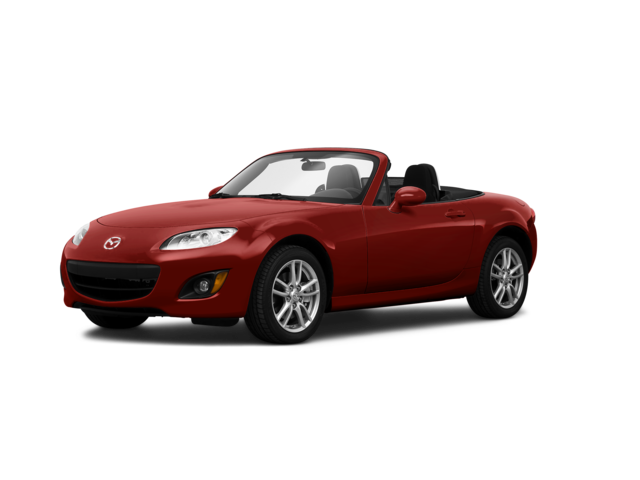 2009 Mazda MX-5 Miata Sport, front three-quarter view, paint 1 of 7