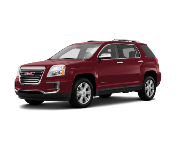 2017 GMC Terrain SLT, front three-quarter view, paint 1 of 8