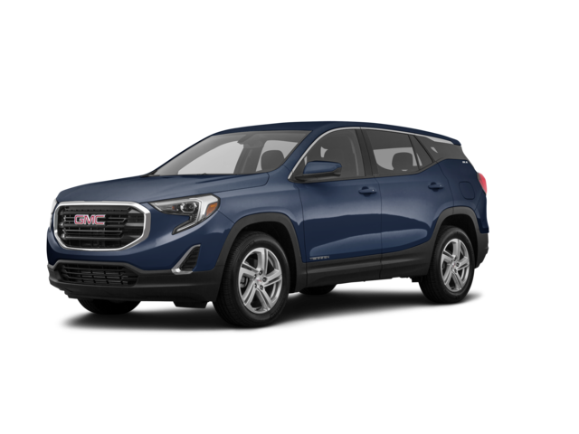 2019 GMC Terrain SLE, front three-quarter view, paint 1 of 8