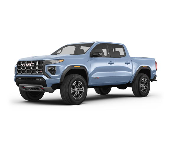 2025 GMC Canyon AT4, front three-quarter view, paint 1 of 7