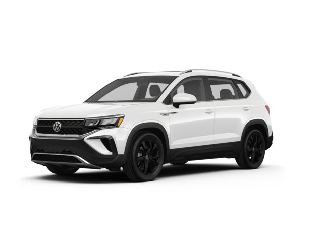2023 Volkswagen Taos SE, front three-quarter view, paint 1 of 8