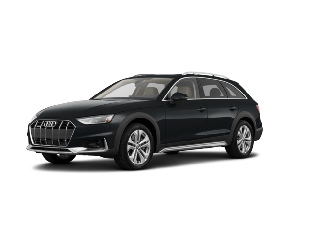 2021 Audi A4 allroad Prestige, front three-quarter view, paint 1 of 8