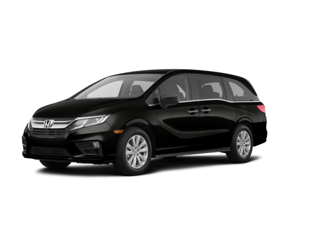 2020 Honda Odyssey LX, front three-quarter view, paint 1 of 8