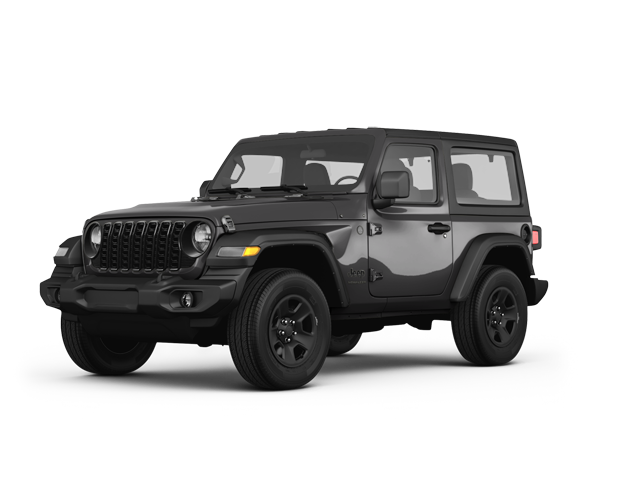 2025 Jeep Wrangler Sport, front three-quarter view, paint 1 of 8