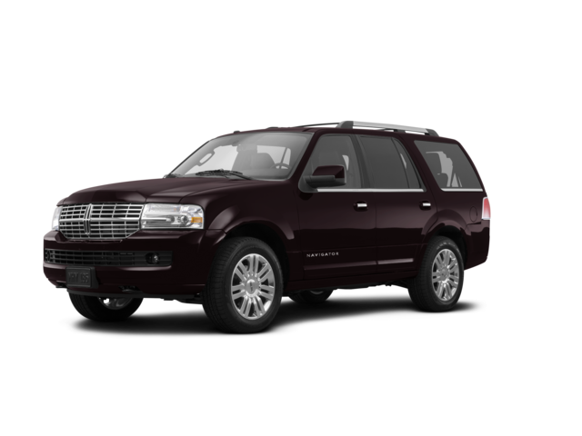 2014 Lincoln Navigator Base, front three-quarter view, paint 1 of 8