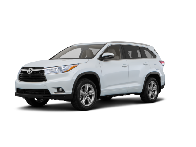 2016 Toyota Highlander Limited, front three-quarter view, paint 1 of 8