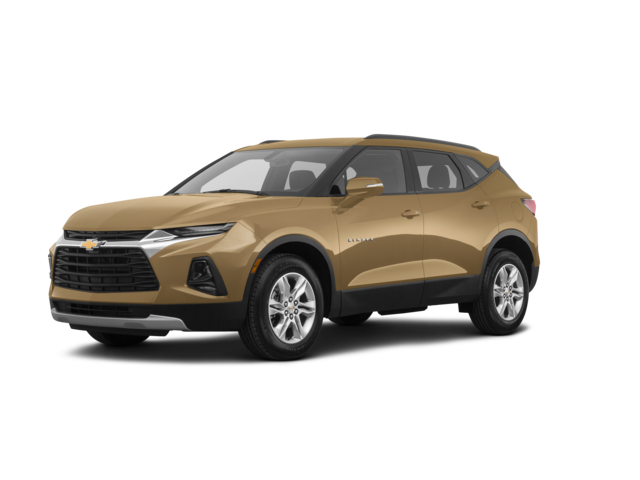 2020 Chevrolet Blazer 2LT, front three-quarter view, paint 1 of 8