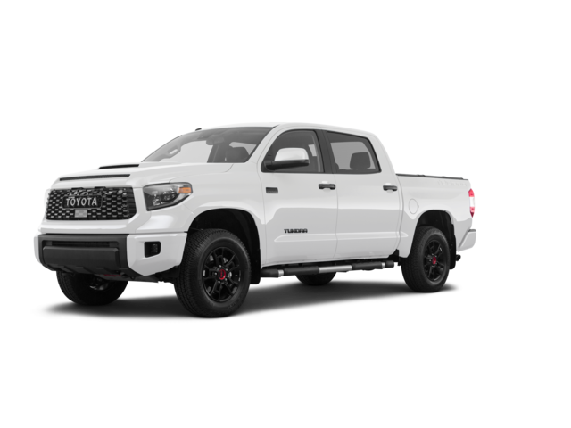 2019 Toyota Tundra TRD PRO, front three-quarter view, paint 1 of 8