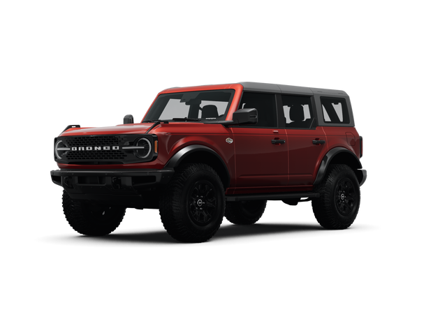 2024 Ford Bronco Wildtrak, front three-quarter view, paint 1 of 8