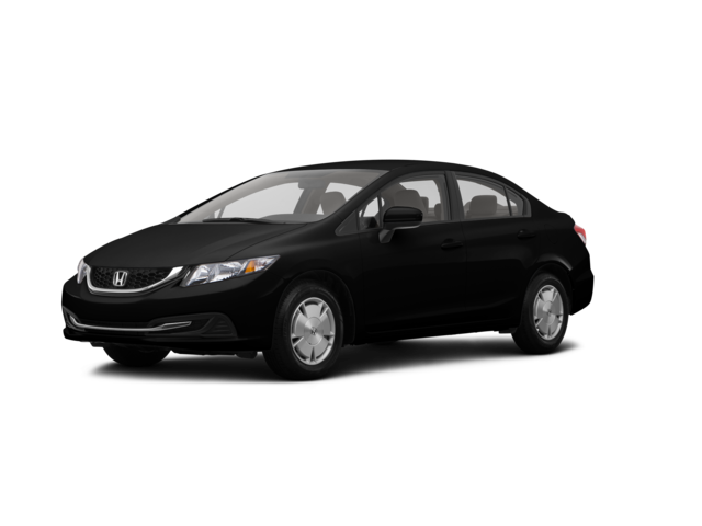 2014 Honda Civic HF, front three-quarter view, paint 1 of 8