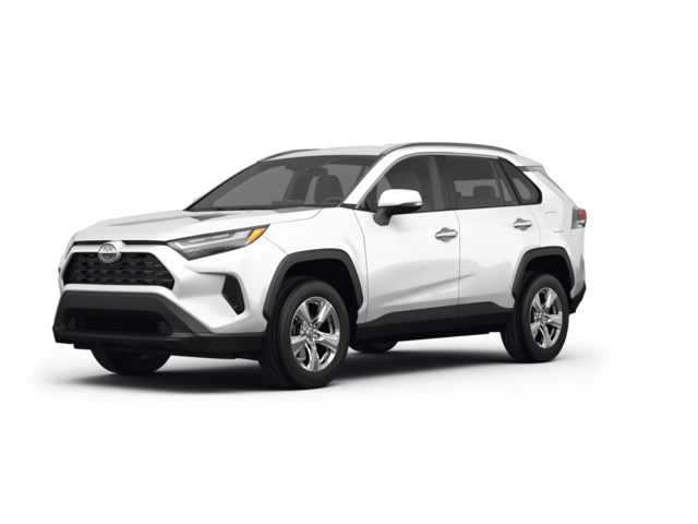 2022 Toyota RAV4 XLE, front three-quarter view, paint 1 of 8