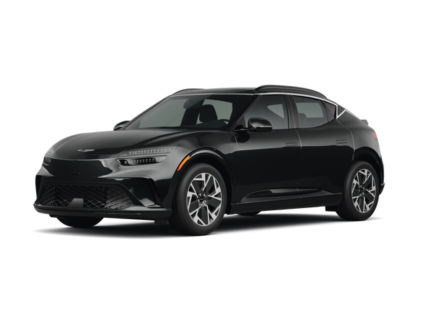 2026 Genesis GV60 Advanced, front three-quarter view, paint 1 of 8