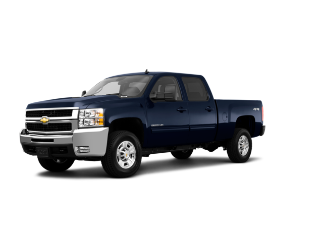 2010 Chevrolet Silverado 2500 HD LTZ, front three-quarter view, paint 1 of 8