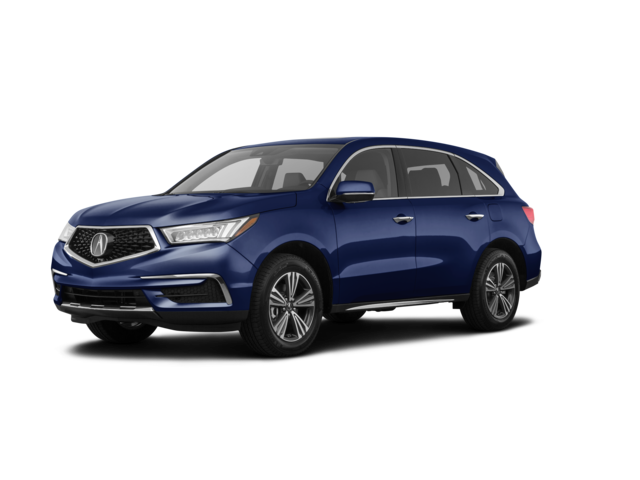 2018 Acura MDX Base, front three-quarter view, paint 1 of 8