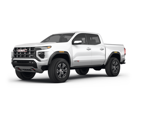 2024 GMC Canyon AT4, front three-quarter view, paint 1 of 8