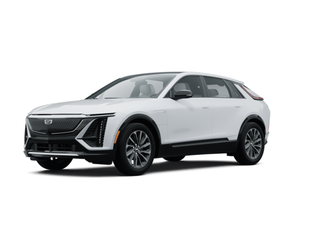2024 Cadillac LYRIQ Sport 1, front three-quarter view, paint 1 of 8
