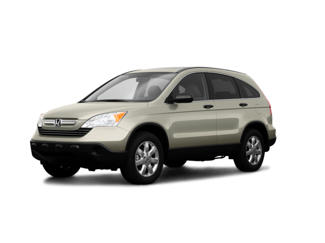 2009 Honda CR-V EX, front three-quarter view, paint 1 of 8