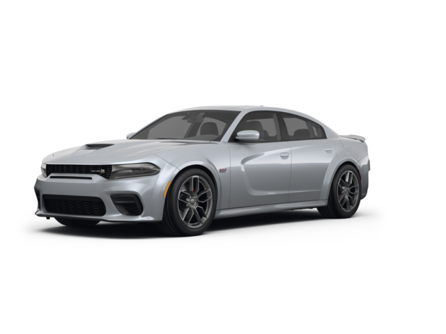 2022 Dodge Charger Scat Pack Widebody, front three-quarter view, paint 1 of 8