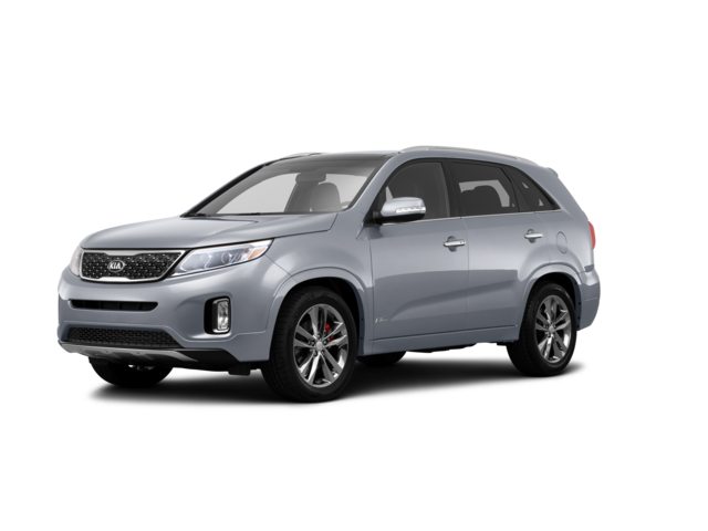 2015 Kia Sorento Limited, front three-quarter view, paint 1 of 8
