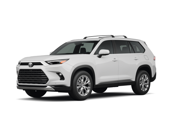2024 Toyota Grand Highlander Limited, front three-quarter view, paint 1 of 7