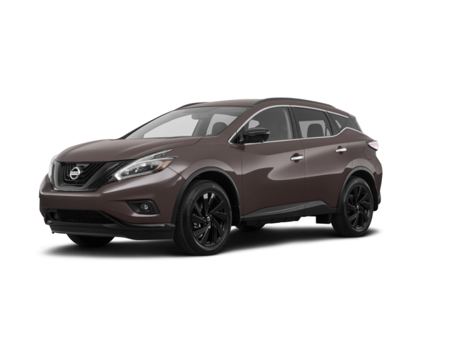 2018 Nissan Murano SV, front three-quarter view, paint 1 of 7