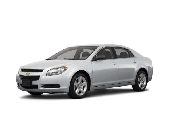 2011 Chevrolet Malibu LS, front three-quarter view, paint 1 of 8