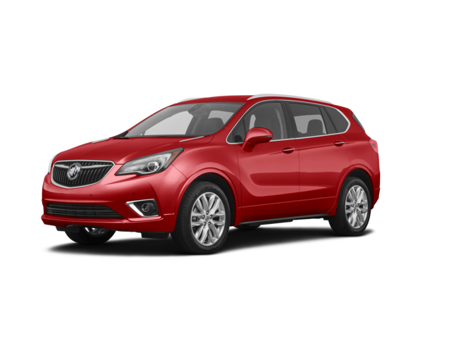 2019 Buick Envision Premium II, front three-quarter view, paint 1 of 6