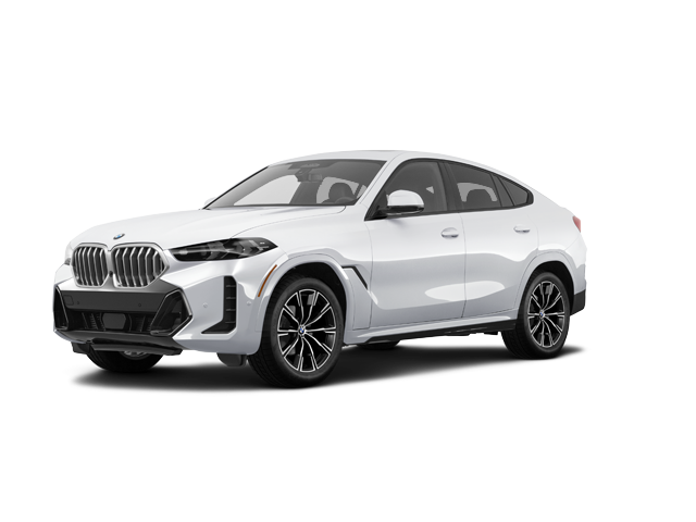 2025 BMW X6 Competition, front three-quarter view, paint 1 of 8
