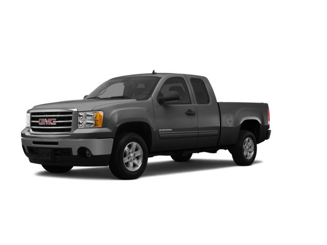 2012 GMC Sierra 1500 SLE, front three-quarter view, paint 1 of 8