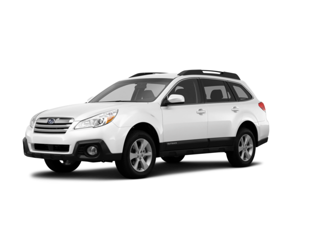 2014 Subaru Outback 2.5i Premium, front three-quarter view, paint 1 of 8