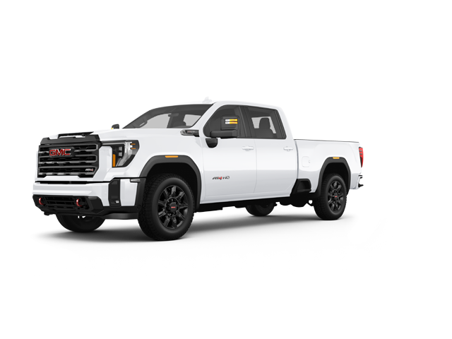 2025 GMC Sierra 2500 HD AT4, front three-quarter view, paint 1 of 8