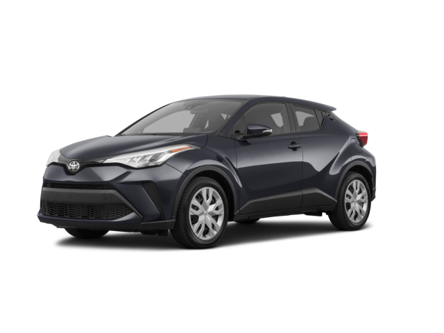 2021 Toyota C-HR LE, front three-quarter view, paint 1 of 2