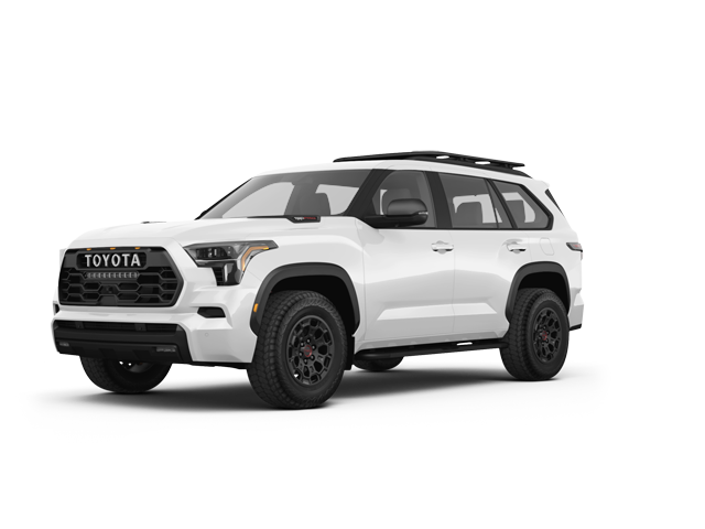 2025 Toyota Sequoia Capstone, front three-quarter view, paint 1 of 8