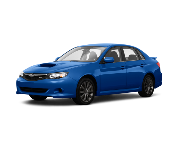 2009 Subaru Impreza WRX, front three-quarter view, paint 1 of 8
