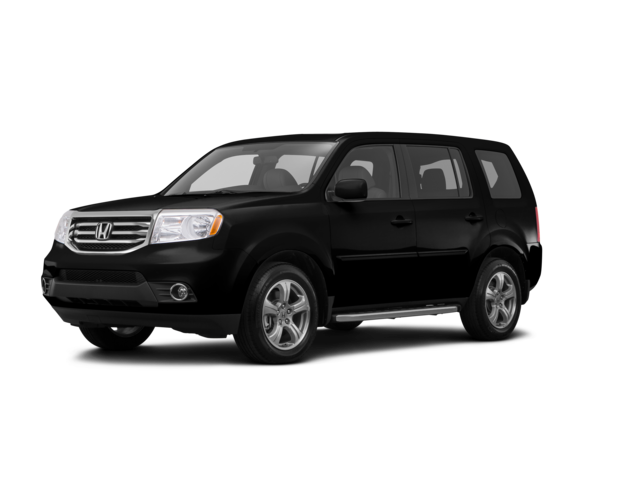 2015 Honda Pilot Touring, front three-quarter view, paint 1 of 8