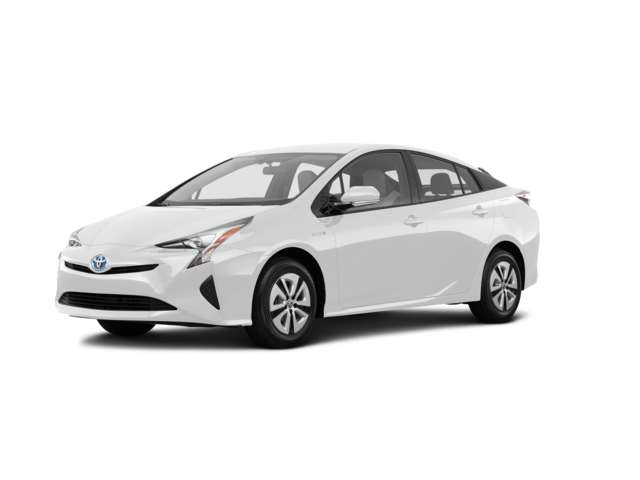 2016 Toyota Prius Three, front three-quarter view, paint 1 of 8