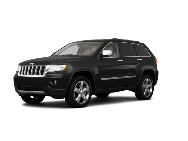 2011 Jeep Grand Cherokee Overland, front three-quarter view, paint 1 of 8